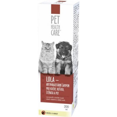 PHC Šampon LOLA antiparazit. pro psy a kočky 200 ml – HobbyKompas.cz
