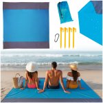 INKA Plážová podložka kempingová deka modrá – Zboží Dáma