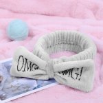 Camerazar Měkká kosmetická mašle do vlasů, fleece materiál, univerzální velikost, šířka 1.5 cm – Zboží Mobilmania