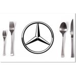 Sablio Prostírání Logo 1 Bílá 40x30cm – Zbozi.Blesk.cz