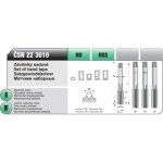 M3 NO závitník sadový II. 3010 M 3,0x0,5 NO, ruční 2. předřezávací závitník ISO 1 – Zboží Mobilmania