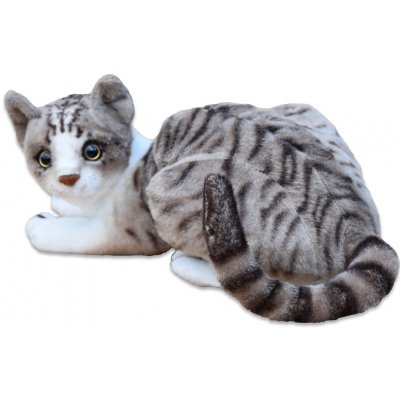 ležící kočka Micka domácí délka 43 cm – Zboží Mobilmania