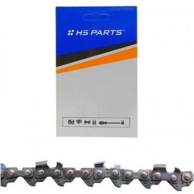 HS Parts pilový řetěz 1/4" .043" 1,1 mm 38 hranatý zub – Sleviste.cz