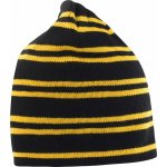 Result Winter Essentials oboustranná ohrnovací čepice z pleteniny černá žlutá – Hledejceny.cz