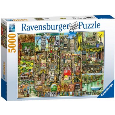 Ravensburger Bizarní město Colin Thompson 5000 dílků – Zboží Mobilmania