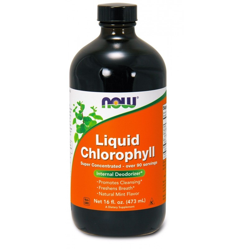 Now Foods Liquid Chlorophyll & Mint tekutý chlorofyl 473 ml od 449 Kč -  Heureka.cz