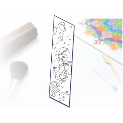 Radost v písku Šablona na pískování záložka do knihy mořská víla – Zboží Dáma