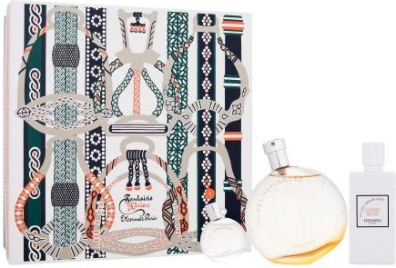 Hermes Eau Des Merveilles dárkový set toaletní voda 100 ml + tělové mléko 80 ml + toaletní voda 7,5 ml