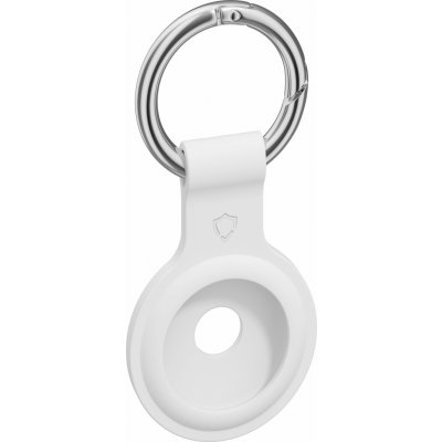 AirTag klíčenka AlzaGuard Silicone Keychain pro Airtag bílá (AGD-AKS002W) – Zboží Živě