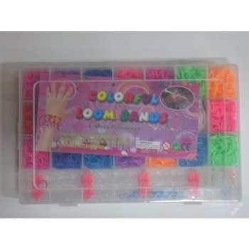 LOOM BANDS BAREVNÉ NÁRAMKY GUMIČKY MAXI SADA