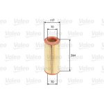 Vzduchový filtr VALEO 585626 – Hledejceny.cz