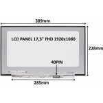 SIL LCD PANEL 17,3" FHD 1920x1080 40PIN MATNÝ IPS 144HZ / BEZ ÚCHYTŮ 77030549 – Zboží Živě