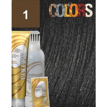Colors Keratin Complex barva set 1 černá