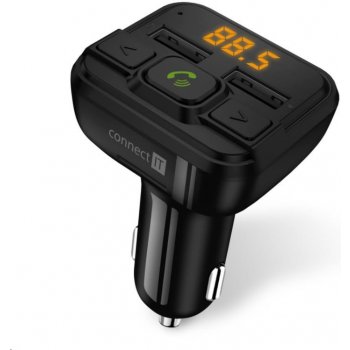 CONNECT IT InCarz Bluetooth transmitter, 2xUSB+Micro SD Card, (CCC-8600-BK)