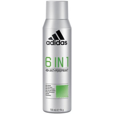 Adidas 6 In 1 48H Men deospray 150 ml – Zboží Mobilmania