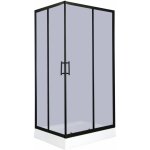 Savana Veduta Juna 100x70 sprchový kout s vaničkou, black – Zboží Dáma