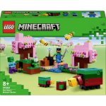 LEGO® Minecraft 21260 Zahrada s rozkvetlými třešněmi – Zboží Živě