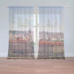 Sablio Záclony Praha: 2ks 150x250cm – Zboží Mobilmania