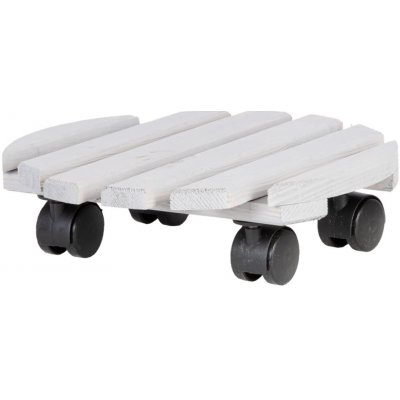 Esschert Design Podložka pod květináč PLANT TROLLEY 29 cm přírodní – Zboží Mobilmania