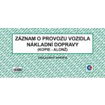 Baloušek Tisk ET220 Záznam o provozu vozidla nákladní dopravy alonž – Zboží Mobilmania