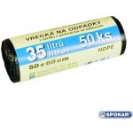 Spokar Sáčky HDPE 35 l 8 µm 50ks černé – Zboží Mobilmania