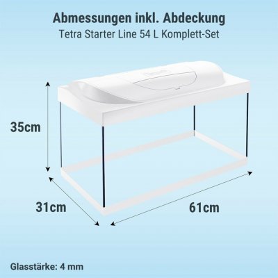 Tetra Starter Line LED akvarijní set 54 l – Sleviste.cz
