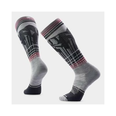 Smartwool Ski Targeted Cushion Summit Shot OTC Socks Light Gray – Zboží Mobilmania