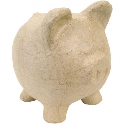décopatch Kartonový předmět kasička prase 12x12cm – Zboží Dáma