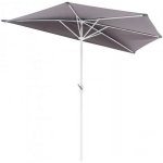 Garthen D71764 Balkonový slunečník půlkruhový s kličkou, 265 x 138 x 230 cm – Zboží Mobilmania