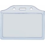 Visačka na 2 karty 5,5 x 9,0 cm - měkká, čirá, 50 ks – Zboží Dáma