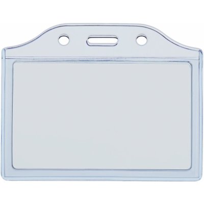 Visačka na 2 karty 5,5 x 9,0 cm - měkká, čirá, 50 ks – Zboží Dáma