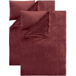 Livarno plyšového povlečení červená 140x200 70x90 – Zboží Dáma