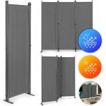 MultiGarden AW-022/3TLG Skládací zahradní a pokojový paraván 3dílný 167 × 164 cm šedý – Zboží Dáma