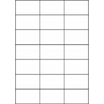 Image Label samolepicí etikety 70,0x42,3mm/100archů, Bílé, 21etiket/arch – Zboží Dáma