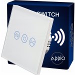 Milio Skleněný dotykový vypínač pro rolety WIFI - bílý 9620 – Hledejceny.cz