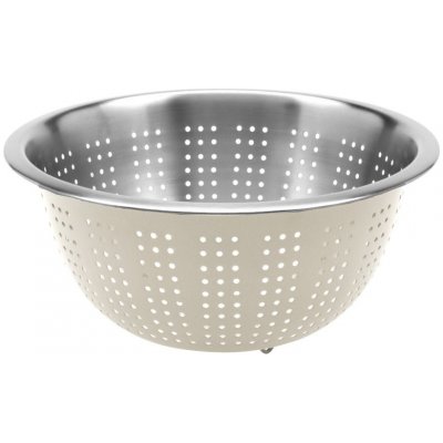 EH Excellent Houseware Kuchyňský cedník, Ø 24 cm, béžový