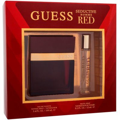 Guess Seductive Homme Red EDT 100 ml + EDT 15 ml dárková sada – Zboží Mobilmania