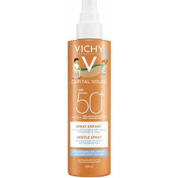 Vichy Idéal Soleil opalovací mléko odpuzující písek SPF50+ 200 ml