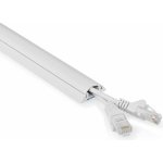 Nedis Kabelová lišta pro kabely do 12 mm PVC 1.5 m bílá CMDT3312WT1500 – Zboží Živě