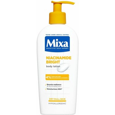 Mixa Tělové mléko pro suchou pokožku Niacinamide Bright (Body Lotion) 250 ml – Sleviste.cz