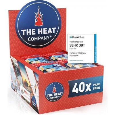 Návleky na nohy THE HEAT COMPANY - 40 párů - EXTRA TEPLÉ - Samolepicí - Návleky na prsty - 8 hodin – Hledejceny.cz