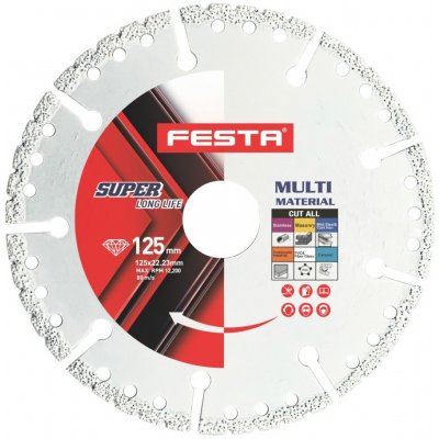 Festa Kotouč diamantový 125 x 22,2 mm 21301 – Hledejceny.cz