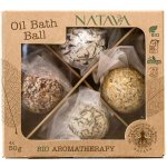 Natava Oil Bath Balls Mix 4 x 50 g dárková sada – Sleviste.cz