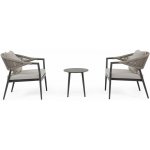 Bizzotto Millor zahradní lounge set zelená/hnědá/šedá 69 cm, 77 cm, 75 cm – Hledejceny.cz