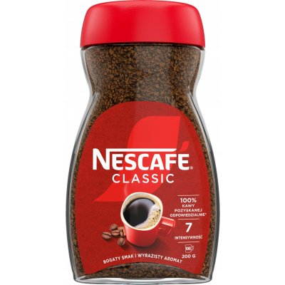 Nescafé Káva rozpustná CLASSIC intenzita 7 200 g – Zboží Mobilmania