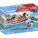 PLAYMOBIL 71464 Hasičský člun s vodním skútrem – Zboží Dáma