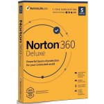 Norton 360 DELUXE 50GB 5 lic. 1 rok (21415000) – Zboží Živě