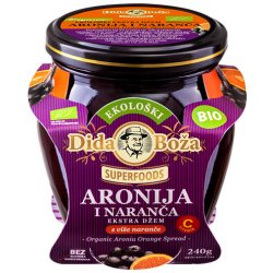 Dida Boža Bio výběrový Džem z aronie (72 % ovoce) 240 g