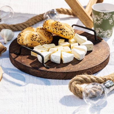 Kulaté prkénko z mangového dřeva – Zboží Dáma