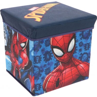 Cozy Noxxiez Box a taburet Spiderman 30 x 30 x 30 cm – Zbozi.Blesk.cz